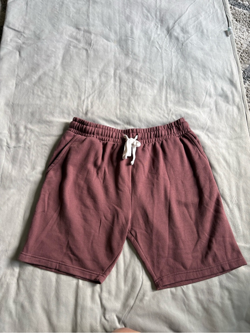Men's Casual Drawstring Shorts in Dusty Rose